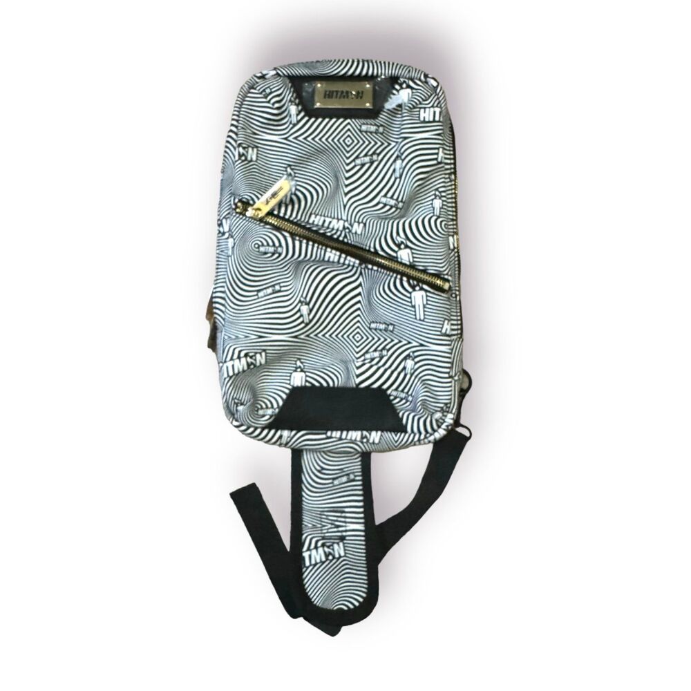 Hitman Money Counter -‎ White Ripple Crossbody Sling